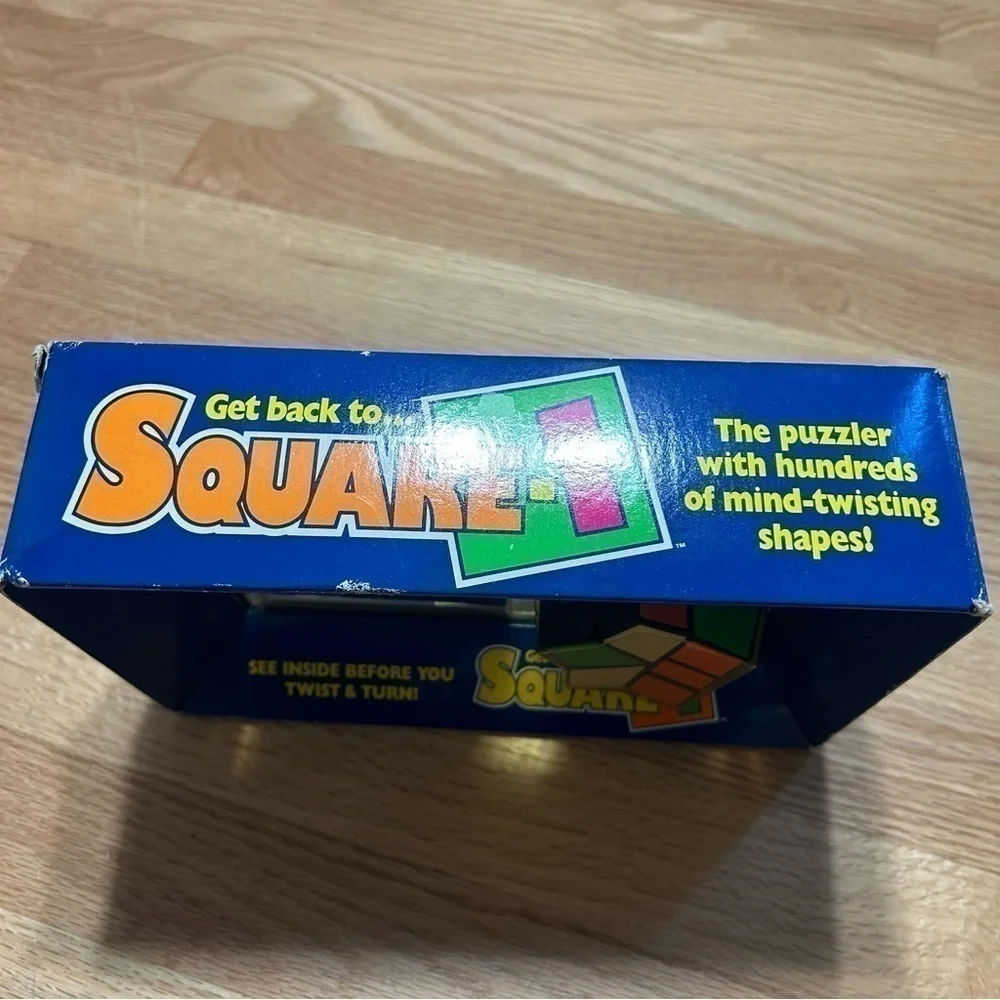 Vintage Get Back to Square 1 Puzzler Rubik’s Cube 1991 NEW